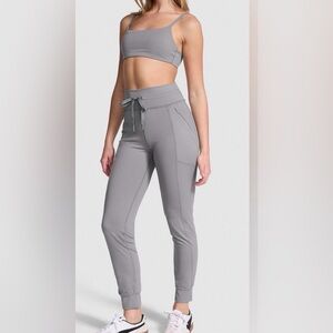 PINK Victoria's Secret Light Gray Joggers